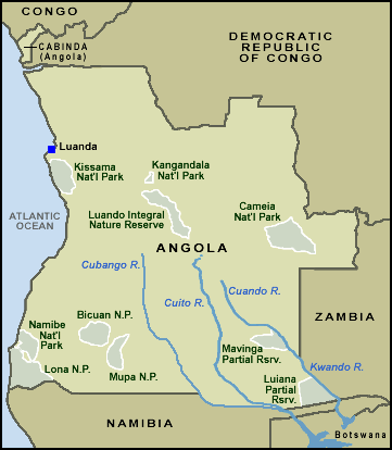 cameia national park